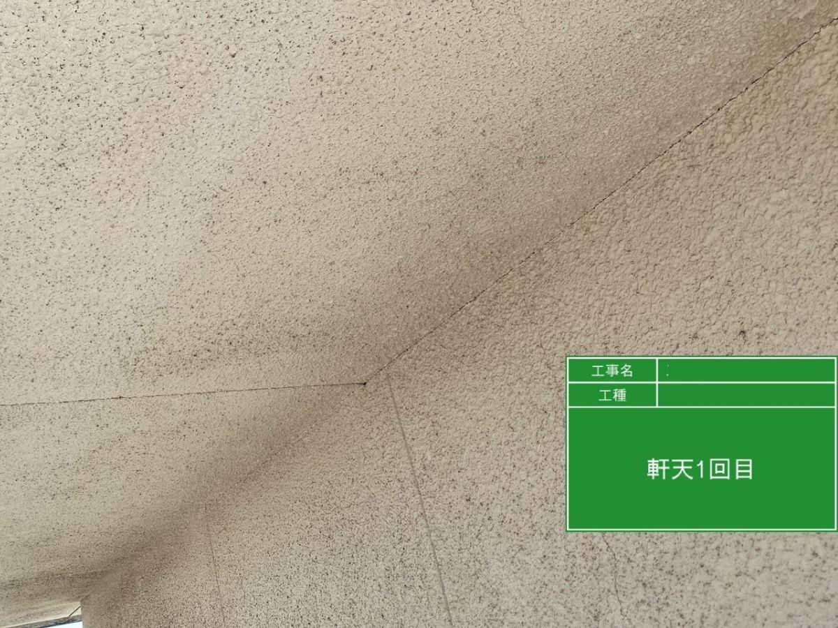 軒天/施工前