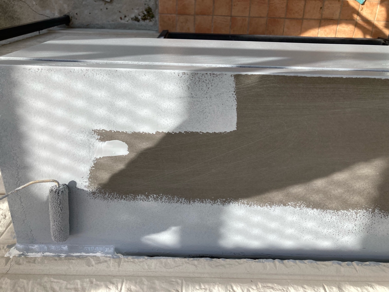 シャッターボックス/下塗り