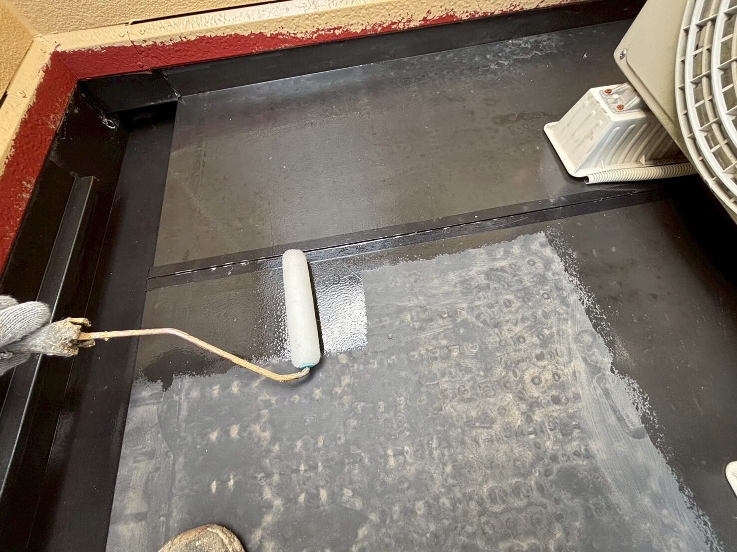 ベランダ/下塗り