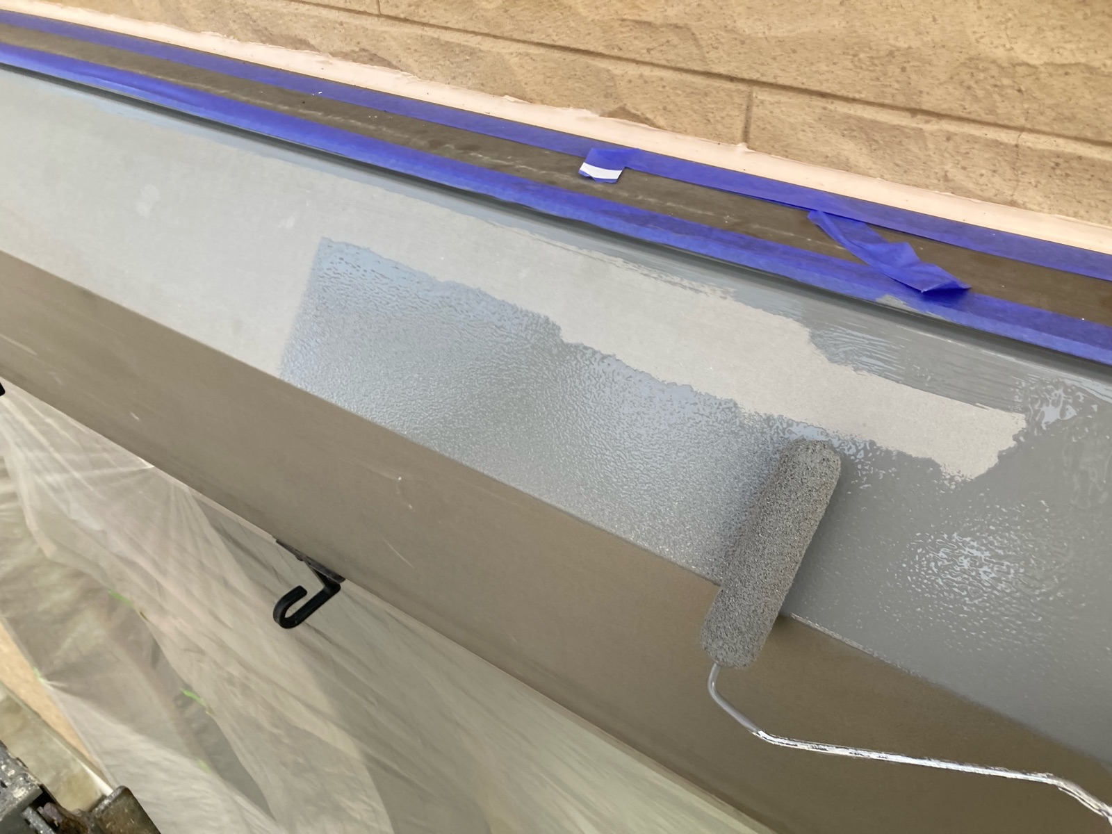 シャッターボックス/下塗り