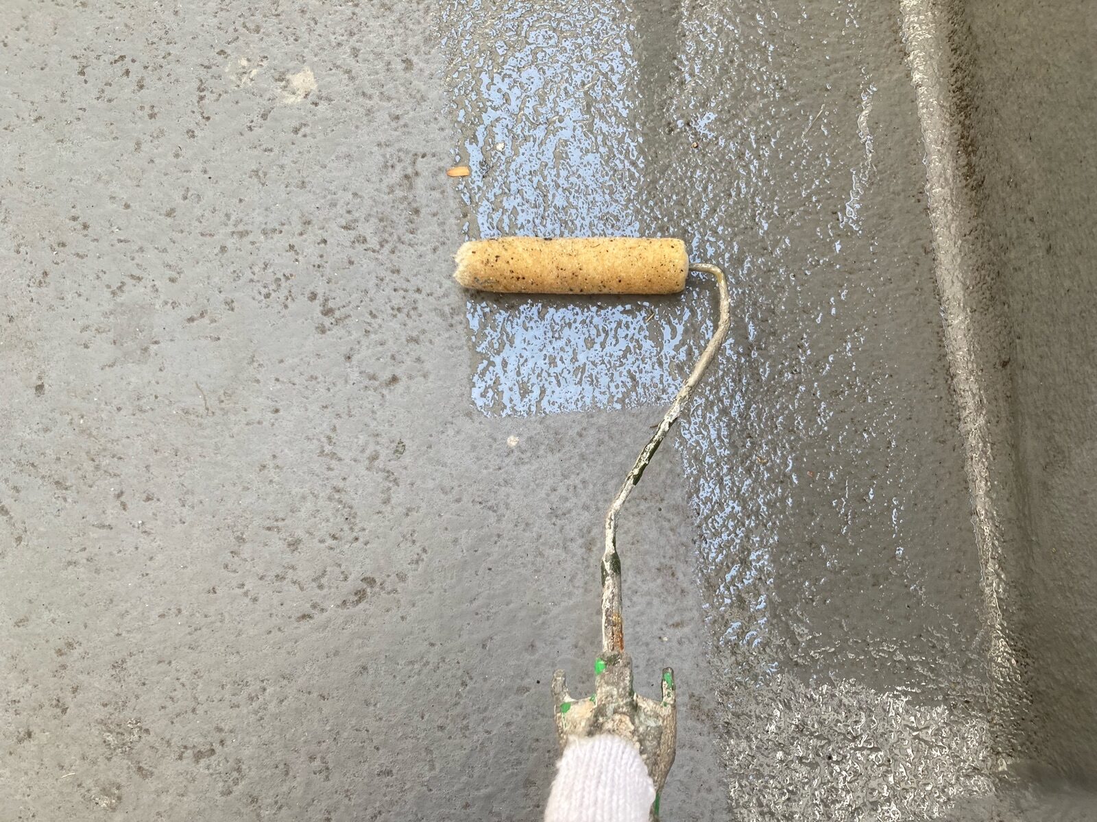 ベランダ/下塗り