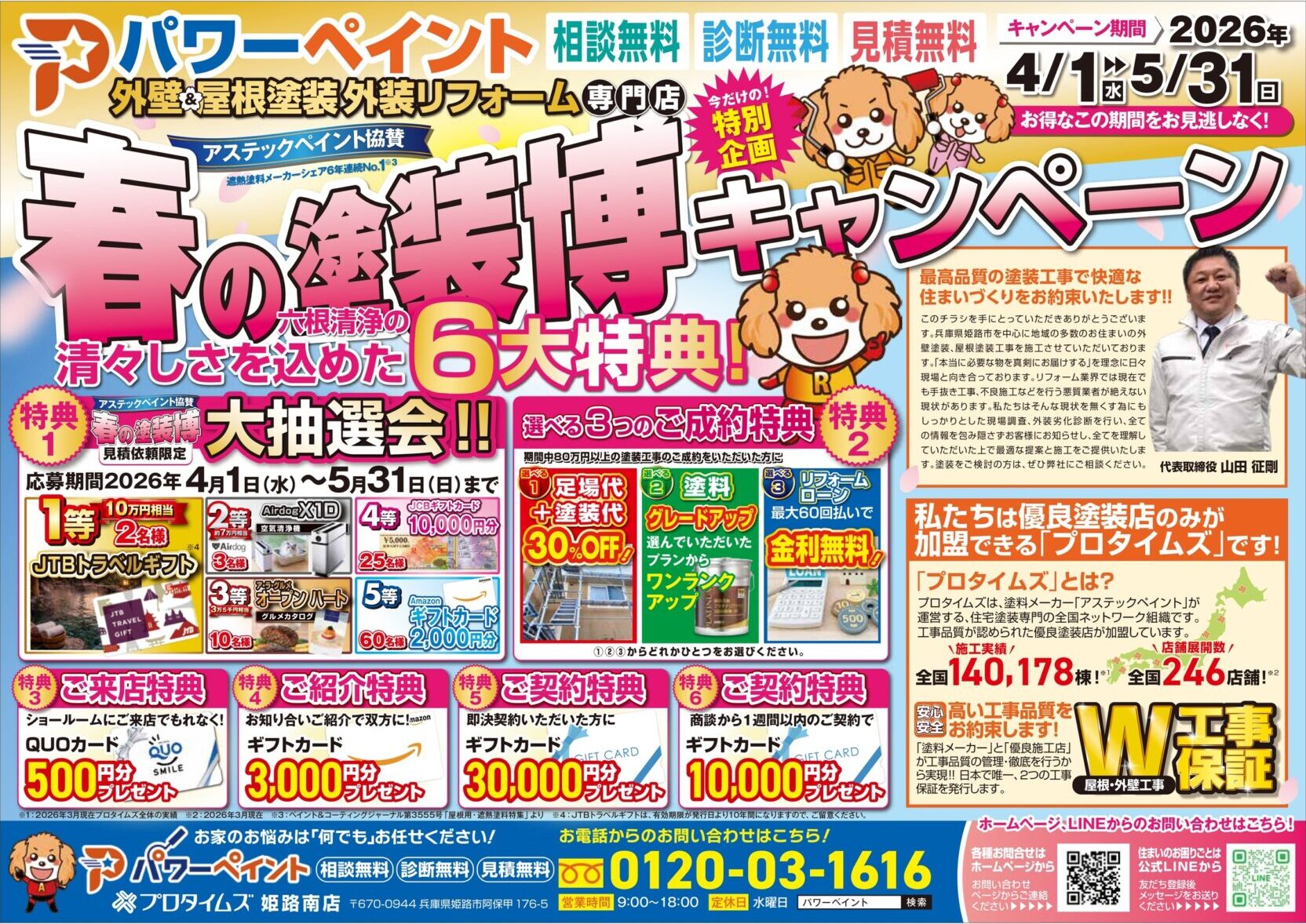 春の塗装博キャンペーン！